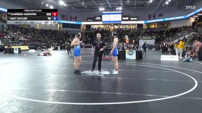160 lbs Champ. Round 1 - May Cuyler, Presbyterian vs Clarissa Agostini, Grand Valley State