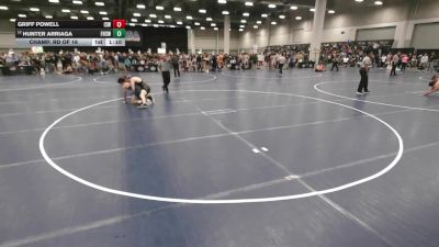 138 lbs Champ. Rd Of 16 - Griff Powell, Izzy Style Wrestling vs Hunter Arriaga, Flathead High School Wrestling