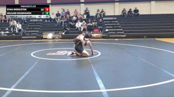 150 lbs Round 2 (3 Team) - William Rasmussen, Lake Travis vs Evan Middleton, San Antonio Churchill