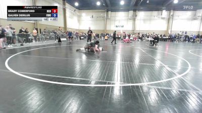 285 lbs Quarterfinal - Brady Comerford, Beebe Trained vs Galven Derilus, Team First Strike Wrestling Club