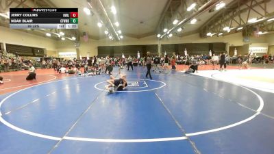 89 lbs Rr Rnd 4 - Jerry Collins, Revival White MS vs Noah Blair, CTWhale