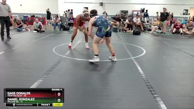 150 lbs Round 4 (8 Team) - Daniel Gonzalez, Myland WA vs Gage Donalds, Team 302 Blue