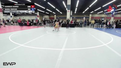 95 lbs Rr Rnd 2 - Kadence Juarez, Cowboy/Cowgirl Wrestling Club vs Maria Venturi, Colleyville Heritage High School Wrestling