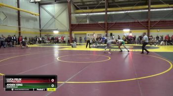 165 lbs Cons. Round 4 - Luca Felix, University (WV) vs Ayden King, Barnesville