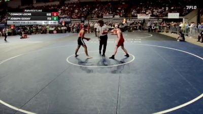 D 2 150 lbs Champ. Round 2 - Connor Locke, North DeSoto vs Joseph Goday, Pearl River