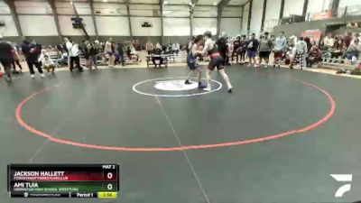 182 lbs Cons. Round 1 - Jackson Hallett, FordDynastyWrestlingClub vs Ami Tuia, Hermiston High School Wrestling