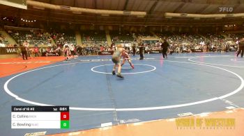 76 lbs Consi Of 16 #2 - Connor Collins, Backyard Brawlers Midwest vs Caden Bowling, Blackwell Wrestling Club