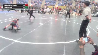 42 lbs Rr Rnd 3 - Dawson Harrison, Colorado Hammers vs Jack Ortega, La Gente WC