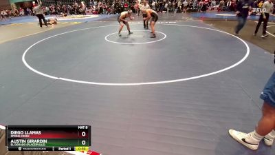 215 lbs Cons. Round 2 - Austin Girardin, El Dorado (Placerville) vs Diego Llamas, Spring Creek