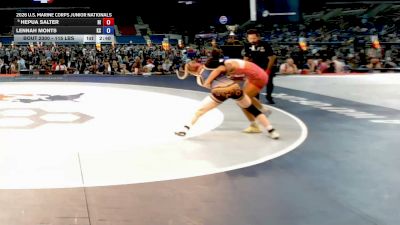 115 lbs Cons. Quarters - Hepua Salter, Hawaii vs Lennah Monts, Kansas