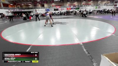 149 lbs Cons. Round 4 - Noah Avila, Waldorf (Iowa) vs Kristofer Arrey, Missouri Valley