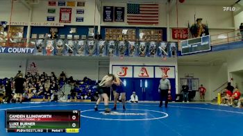 175 lbs Champ Round 1 (16 Team) - Camden Illingworth, Purdue Polytechnic vs Luke Burner, Owen Valley