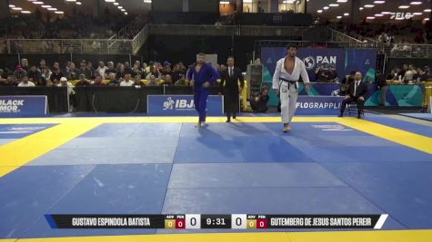 Gutemberg De Jesus Santos Pereir vs Gustavo Espindola Batista 2025 Pan Jiu Jitsu IBJJF Championship
