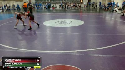 75 lbs Quarterfinals (8 Team) - Sawyer Vulcan, Centennial vs Jaxon Romsdahl, St. James