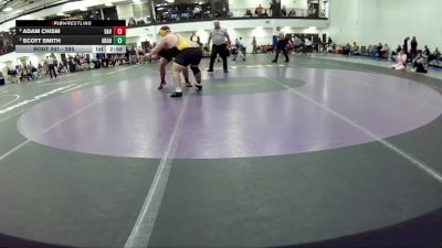 285 lbs 7th Place Match - Adam Chism, Davenport vs Scott Smith, Adrian