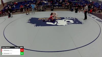 12U Boys - 58 lbs Cons. Round 3 - Grayson Sylvaria, Iron Faith Wrestling Club vs Trenton Maloney, Bad Karma Wrestling Club