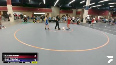 119 lbs Round 2 - Holden Jacobs, Scots Wrestling Club vs Elias Cordova, Texas Takedown Academy