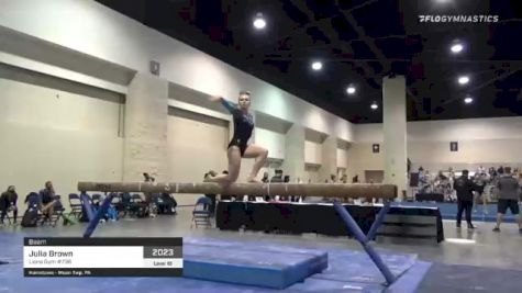 Julia Brown - Beam, Lions Gym #736 - 2021 USA Gymnastics Development Program National Championships