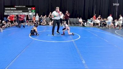 56 lbs Round 3 (6 Team) - Declan Mcnally, Upstate Uprising vs Joey Stoupakis, Cordoba Trained