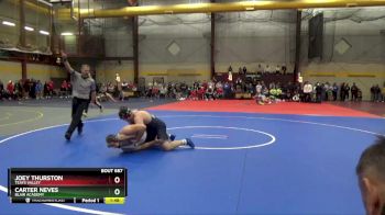 285 lbs Champ. Round 2 - Joey Thurston, Teays Valley vs Carter Neves, Blair Academy