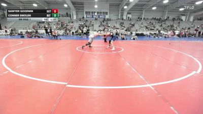 182 lbs Rr Rnd 1 - Sawyer Goodwin, BattleHawks - HSB vs Conner Smolen, Mat Warriors White HS - HSB