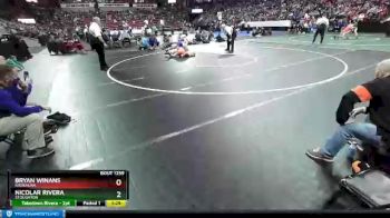 D1-126 lbs Semifinal - Nicolar Rivera, Stoughton vs Bryan Winans, Kaukauna