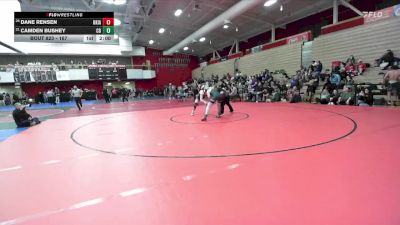 167 lbs Quarterfinal - Camden Bushey, Casa Grande vs Dane Rensen, Ukiah
