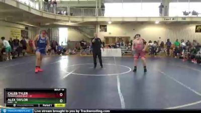 250 lbs Placement Matches (8 Team) - Caleb Tyler, Pennsylvania Blue vs Alex Taylor, Ohio