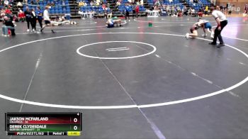 126 lbs Round 3 - Jakson McFarland, Columbus vs Derek Clydesdale, Norton Community