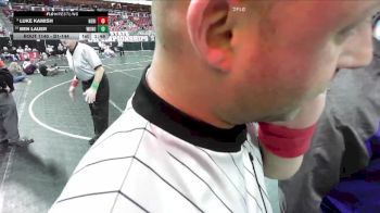 D1-144 lbs Quarterfinal - Ben Lauer, Waukesha North vs Luke Kamish, New Richmond