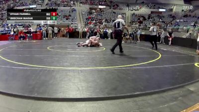 190 lbs Quarterfinal - Ethan Farnell, Maconaquah vs Breckan Maran, Fairfield