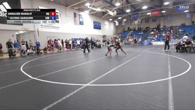 103 lbs Cons. Round 3 - Alyssa Quezaire, Life University vs Annalise Maralit, Presbyterian