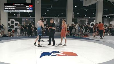 62 kg Cons. Rd Of 32 - Luis Alvarado, New Mexico vs Max Mannino, Gold Rush Wrestling