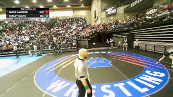 5A 120 lbs Cons. Round 2 - Jacob Gardner, Woods Cross vs Conley Evans, Box Elder