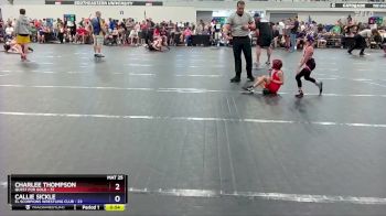 45 lbs Round 3 - Charlee Thompson, Quest For Gold vs Callie Sickle, FL Scorpions Wrestling Club