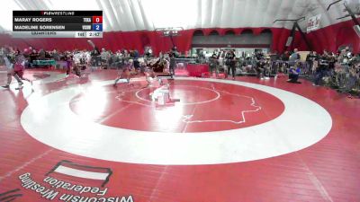 190 lbs Quarters - Maray Rogers, Team Kansas vs Madeline Sorensen, Victory School Of Wrestling