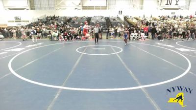 130 lbs Cons. Round 2 - Kaiden Daniels, Salamanca Youth Warriors vs Aiden Parker, Bear Cave Wrestling