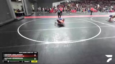 100 lbs Quarterfinal - Ashton Udelhoven, Boscobel Youth Wrestling Club vs Nathan Henderson, LAW