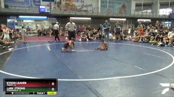 55 lbs 2nd Wrestleback (8 Team) - Kyson Leaver, TNWCC vs Lark Strong, Stronghold