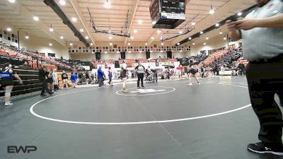 190 lbs Semifinal - Emery Turner, McAlester High School Girls vs Taylor Thieman, Wyandotte HS Girls