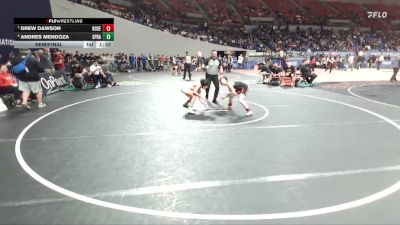 6A Boys 113 lbs Semifinal - Drew Dawson, Roseburg Boys vs Andres Mendoza, Sprague Boys