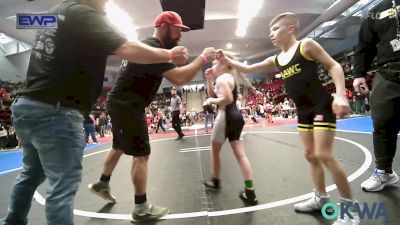 76 lbs 3rd Place - Jagger Autry, Broken Arrow Wrestling Club vs Savannah Robinson, Perkins