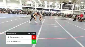 132 lbs Round Of 16 - Antonio Goncalves, Ludlow vs Angel Bonilla, Hanover