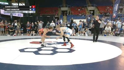 157 lbs Champ. Rd Of 32 - Aaron Schmitz, Montana vs Grey Hamilton, Wyoming