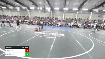 82 lbs Quarterfinal - Isaiah Baca, Juggernaut WC vs Bryant Smith, Southwest Hammers