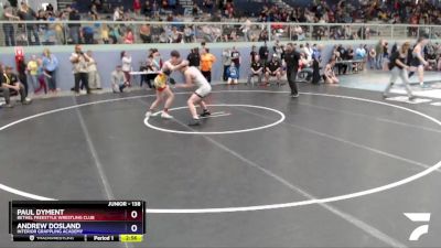 138 lbs Final - Andrew Dosland, Interior Grappling Academy vs Paul Dyment, Bethel Freestyle Wrestling Club