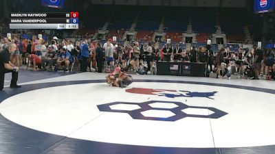 105 lbs Cons. Rd Of 32 - Madilyn Haywood, Colorado vs Mara Vanderpool, Nebraska