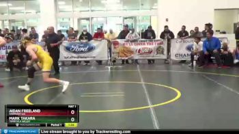 152 lbs Semifinal - Mark Takara, Temecula Valley vs Aidan Freeland, Fairmont Sjc