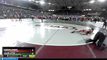 108 lbs Cons. Round 3 - Karson Cheney, Twin City Wrestling Club vs Kaleb Little, Damaged Ear Wrestling Club