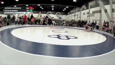 65 lbs Quarterfinals (8 Team) - Jackson Caporiccio, Ruthless Wrestling Club vs Lucas Schuman, Team 922